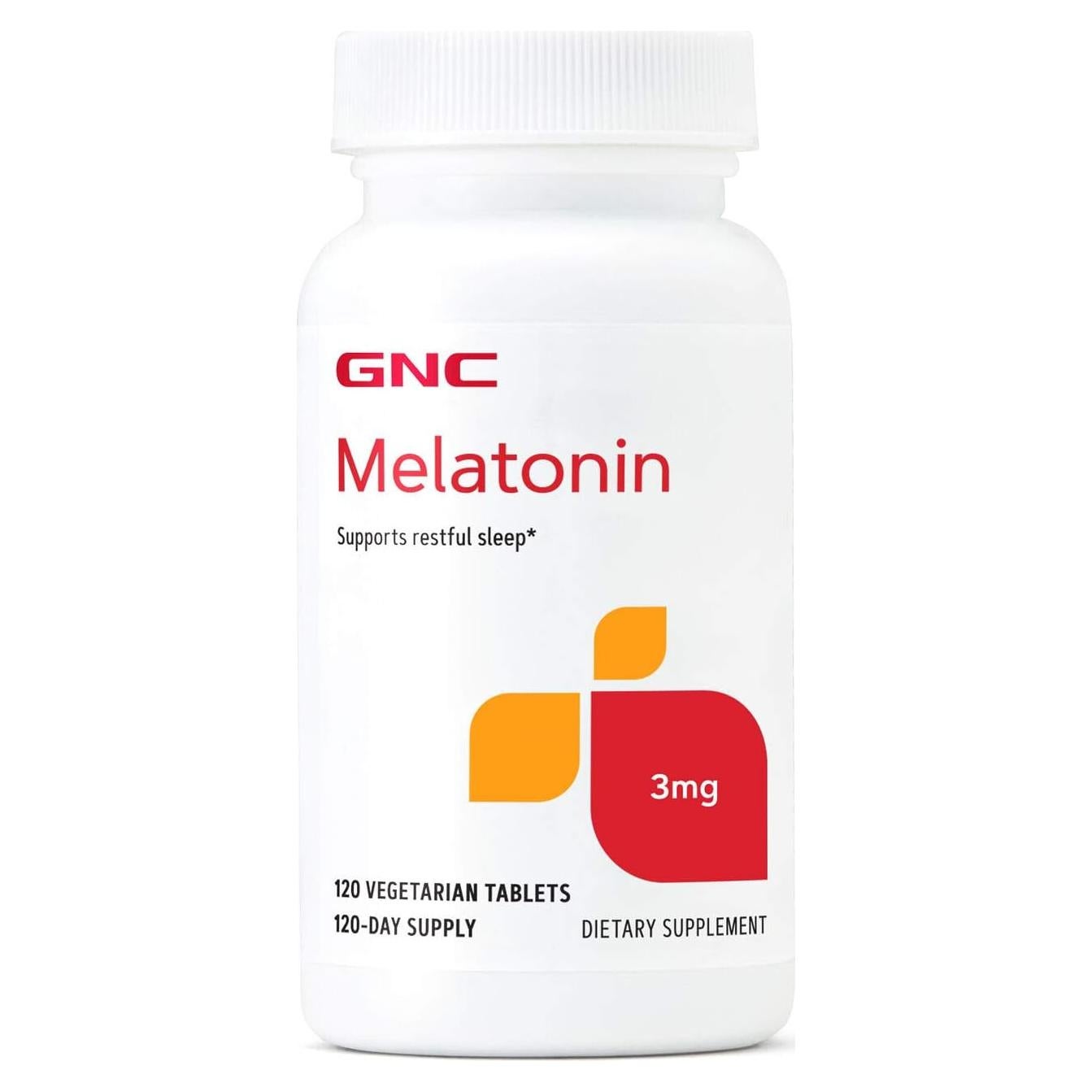 Suplemento de Melatonina GNC 3mg 120 Tabletas para Sueño