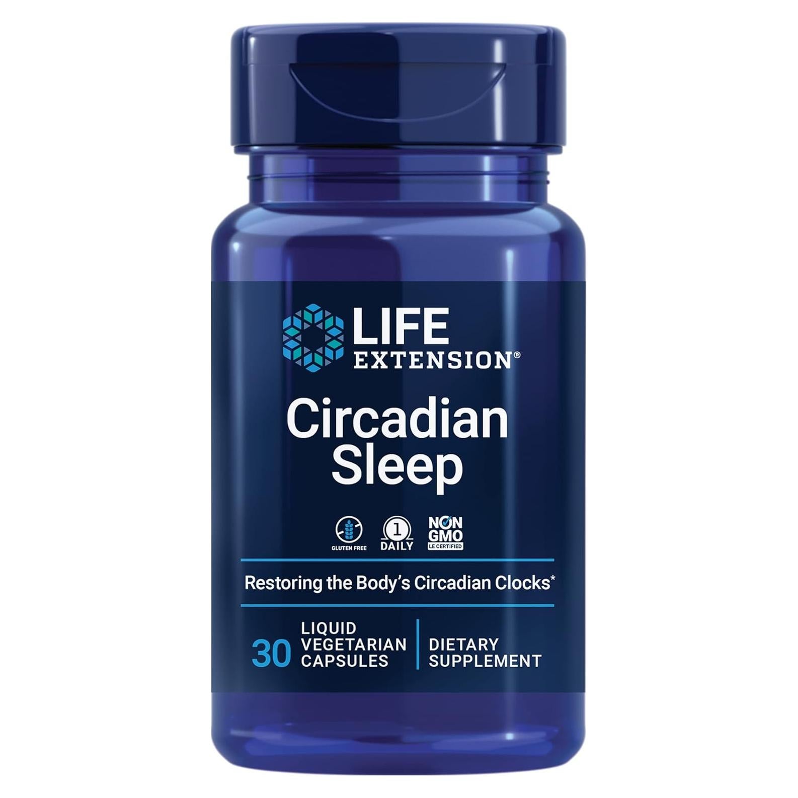 Life Extension Circadian Sleep 30 Cápsulas - Melatonina 1.5 mg