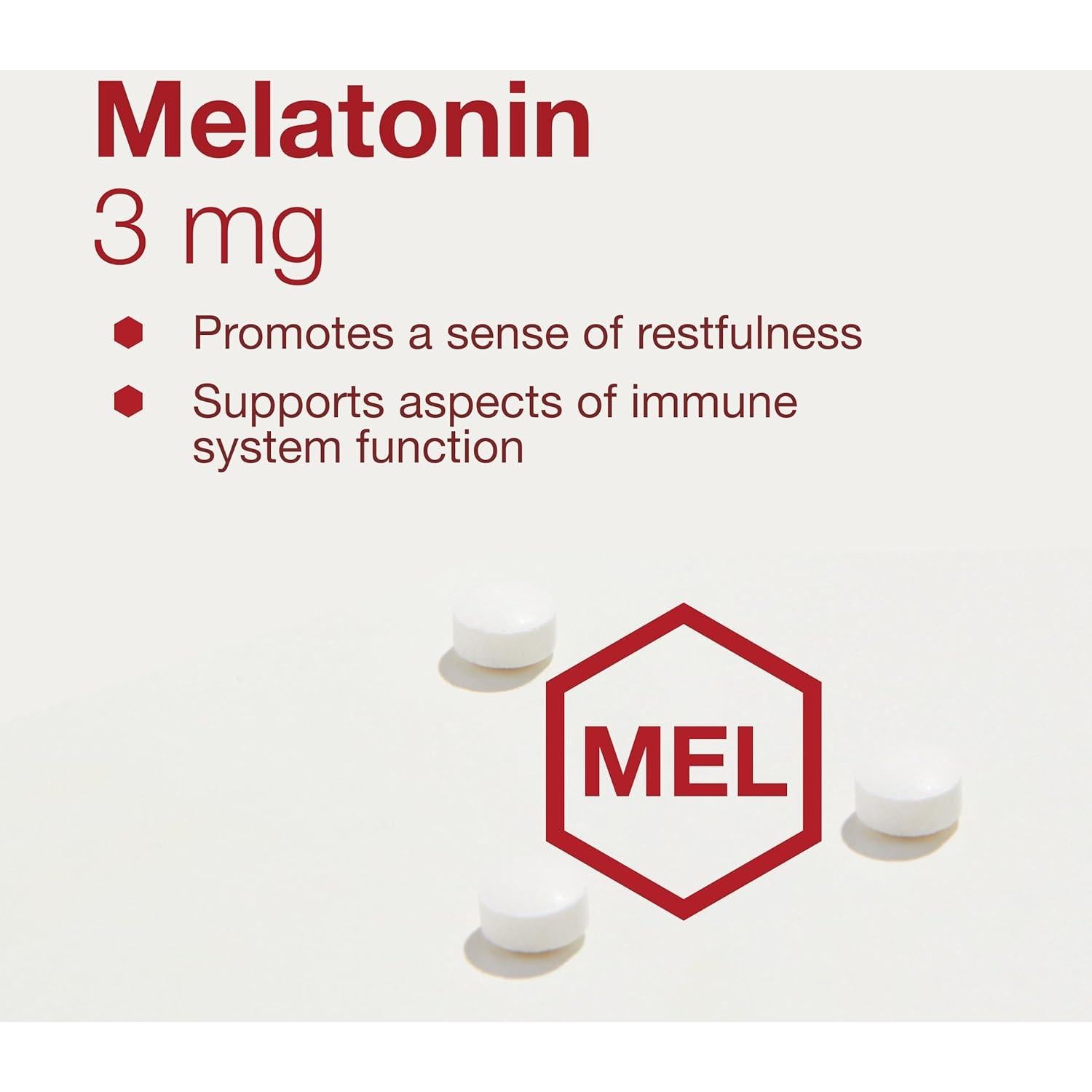 Melatonina 3mg Protocolo Para el Equilibrio de Vida - 120 Pastillas Masticables