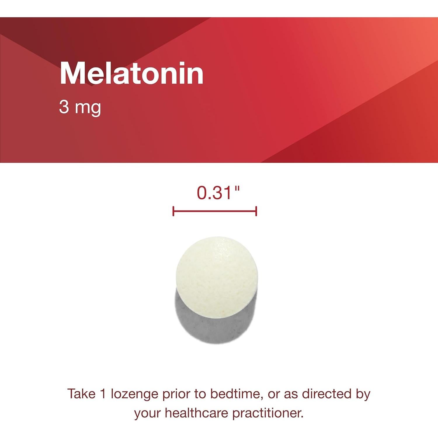 Melatonina 3mg Protocolo Para el Equilibrio de Vida - 120 Pastillas Masticables