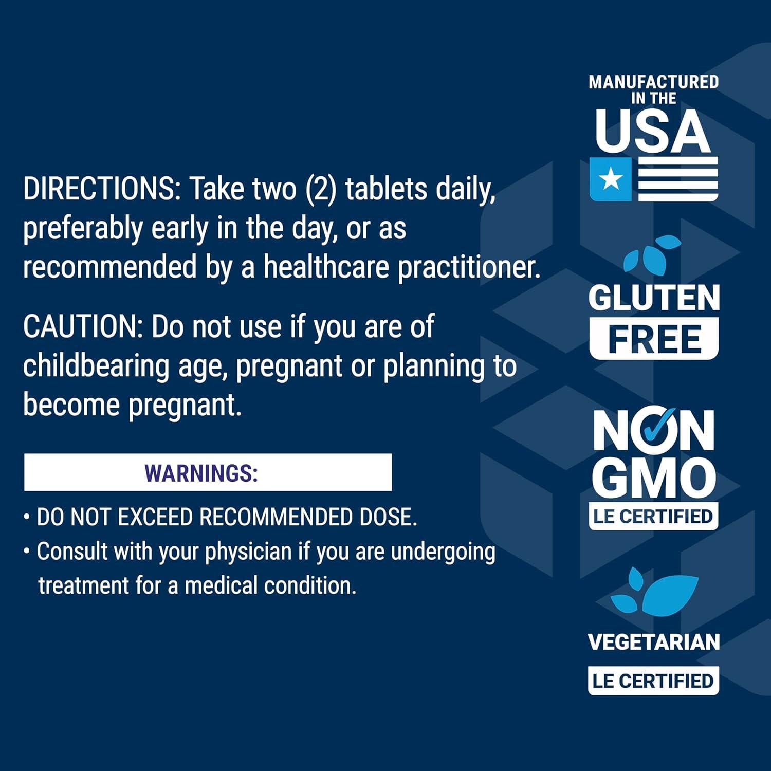 Suplemento Cognitex Elite Pregnenolona Life Extension - 60 Tabletas Vegetarianas para Memoria y Enfoque