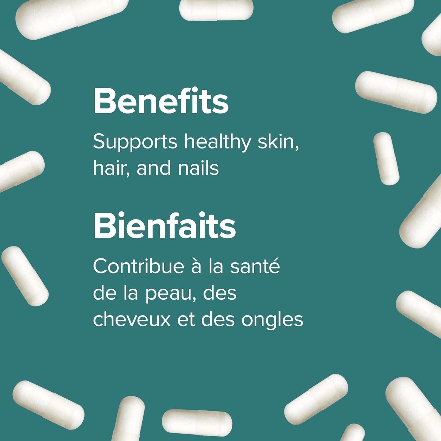 Biotina Webber Naturals 10,000 mcg 120 Cápsulas