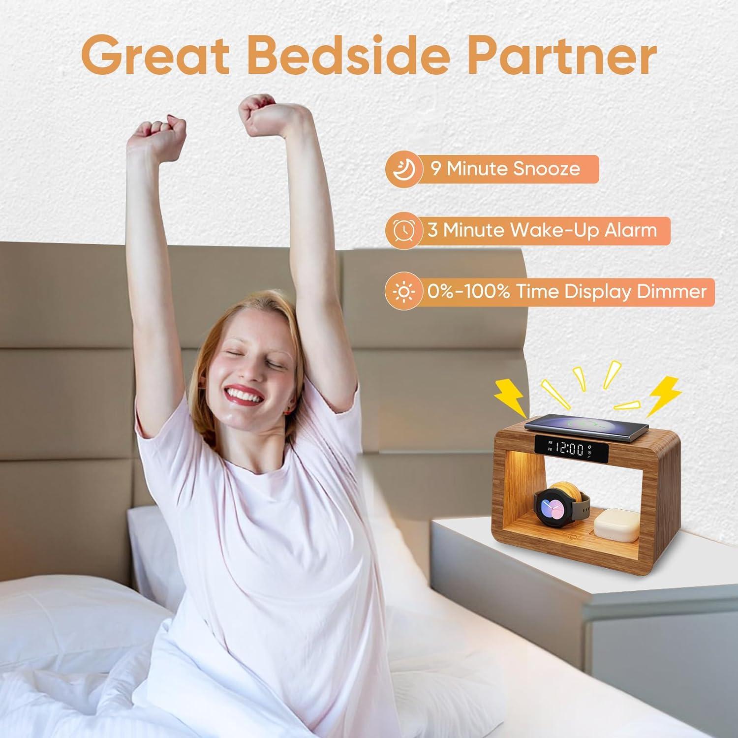 Estación de Carga Inalámbrica Samsung 5 en 1 con Reloj