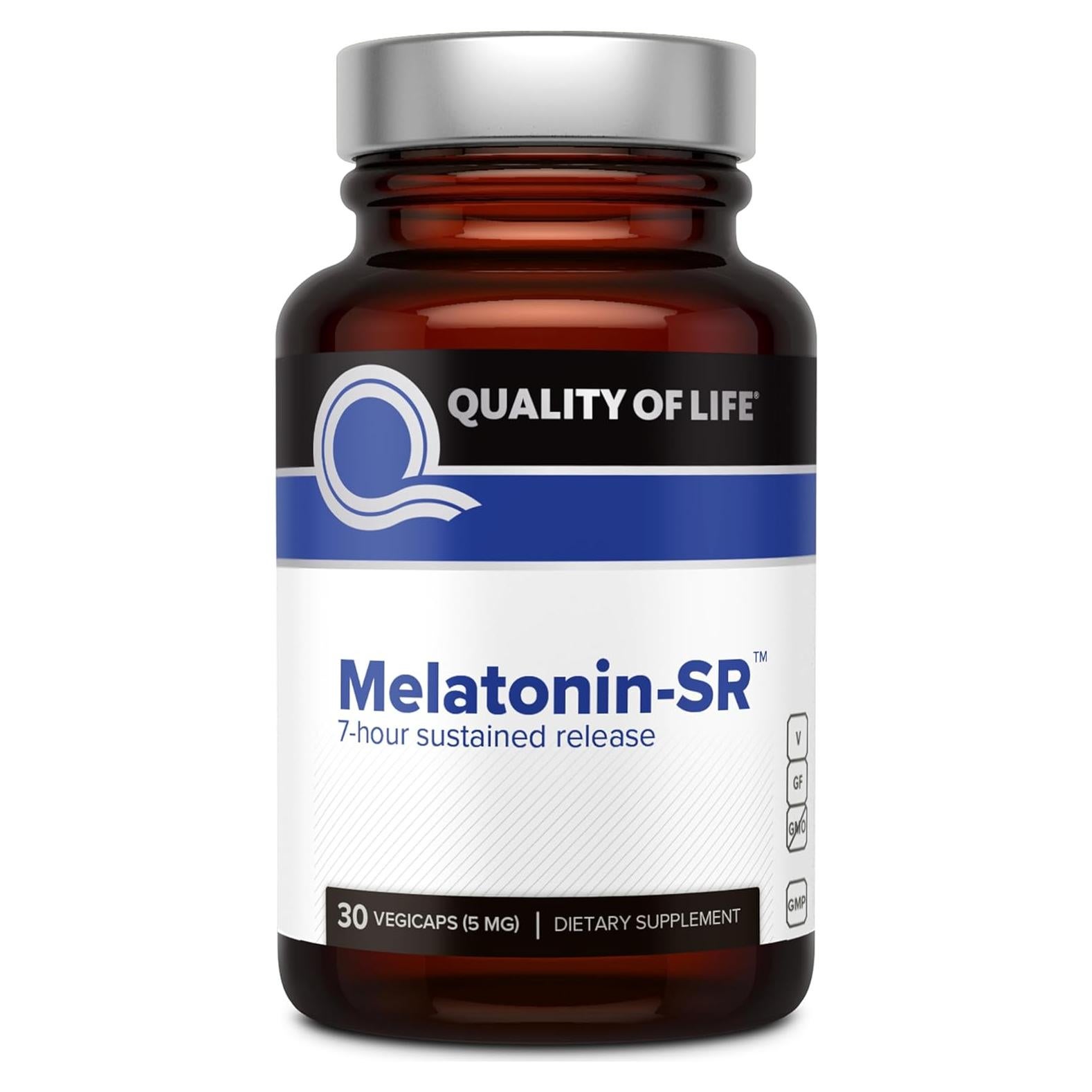 Suplemento de Melatonina Premium Calidad de Vida 5mg 30 Vegicaps