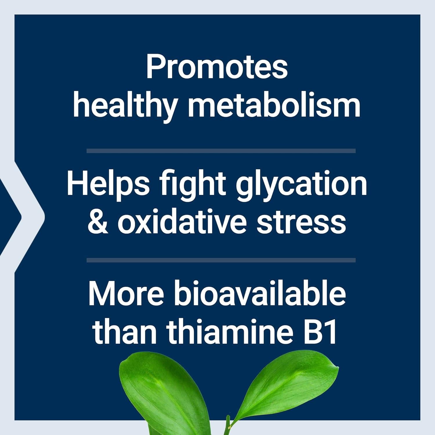 Life Extension Mega Benfotiamina 250 mg - 120 Cápsulas