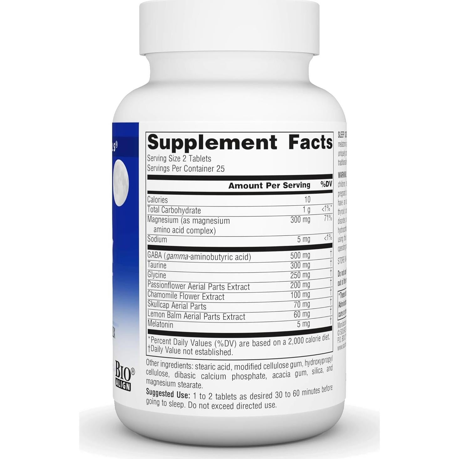 Source Naturals NightRest con Melatonina y Hierbas - 50 Tabletas