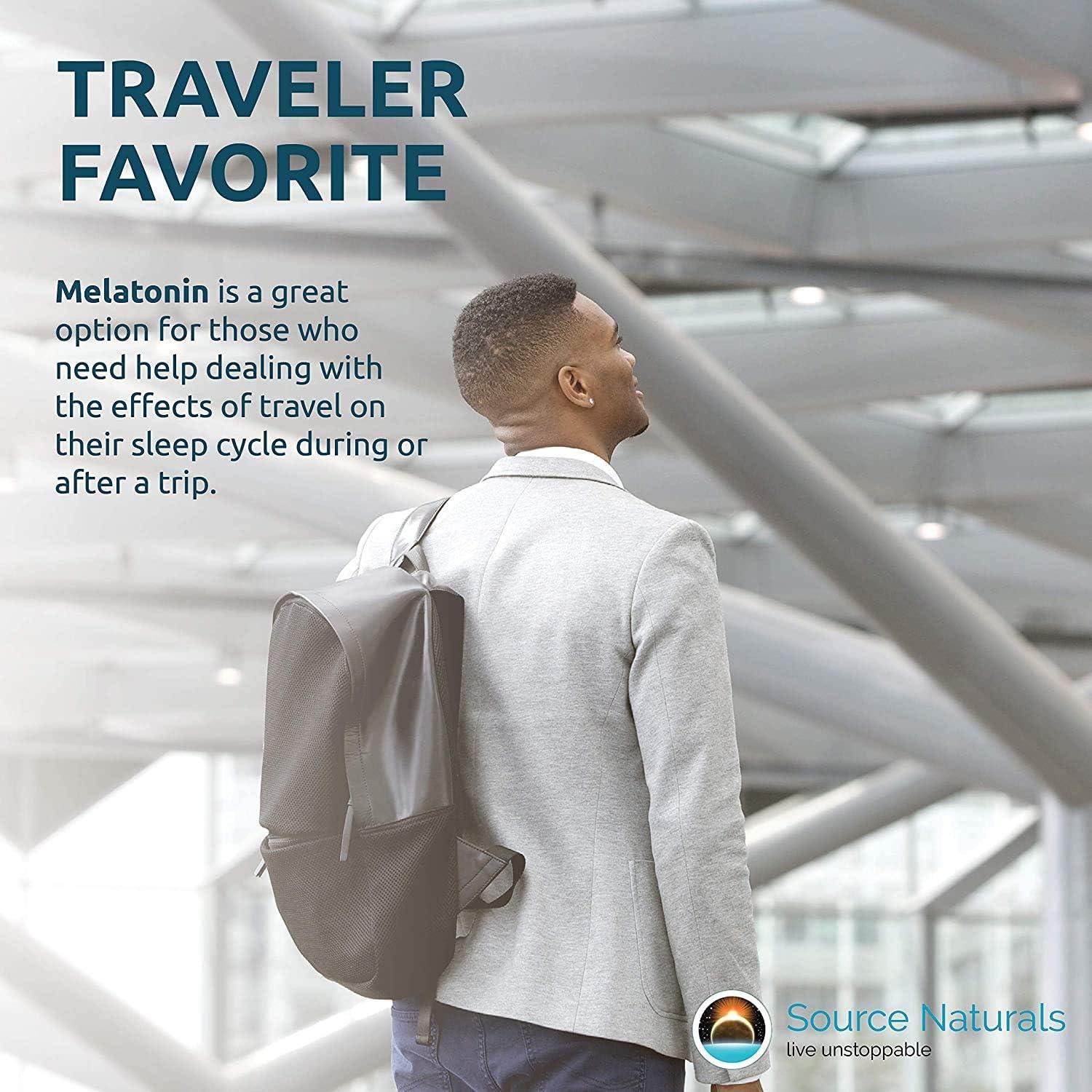 Melatonina Source Naturals 1 mg - 300 Tabletas No-OGM