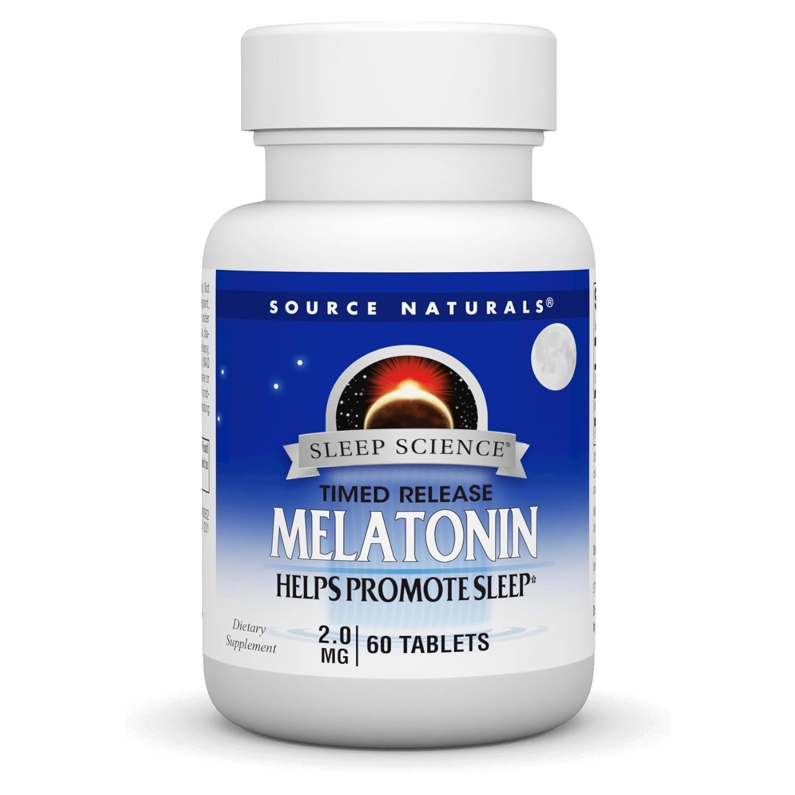 Melatonina Source Naturals 2 mg - 60 Tabletas Liberación Prolongada