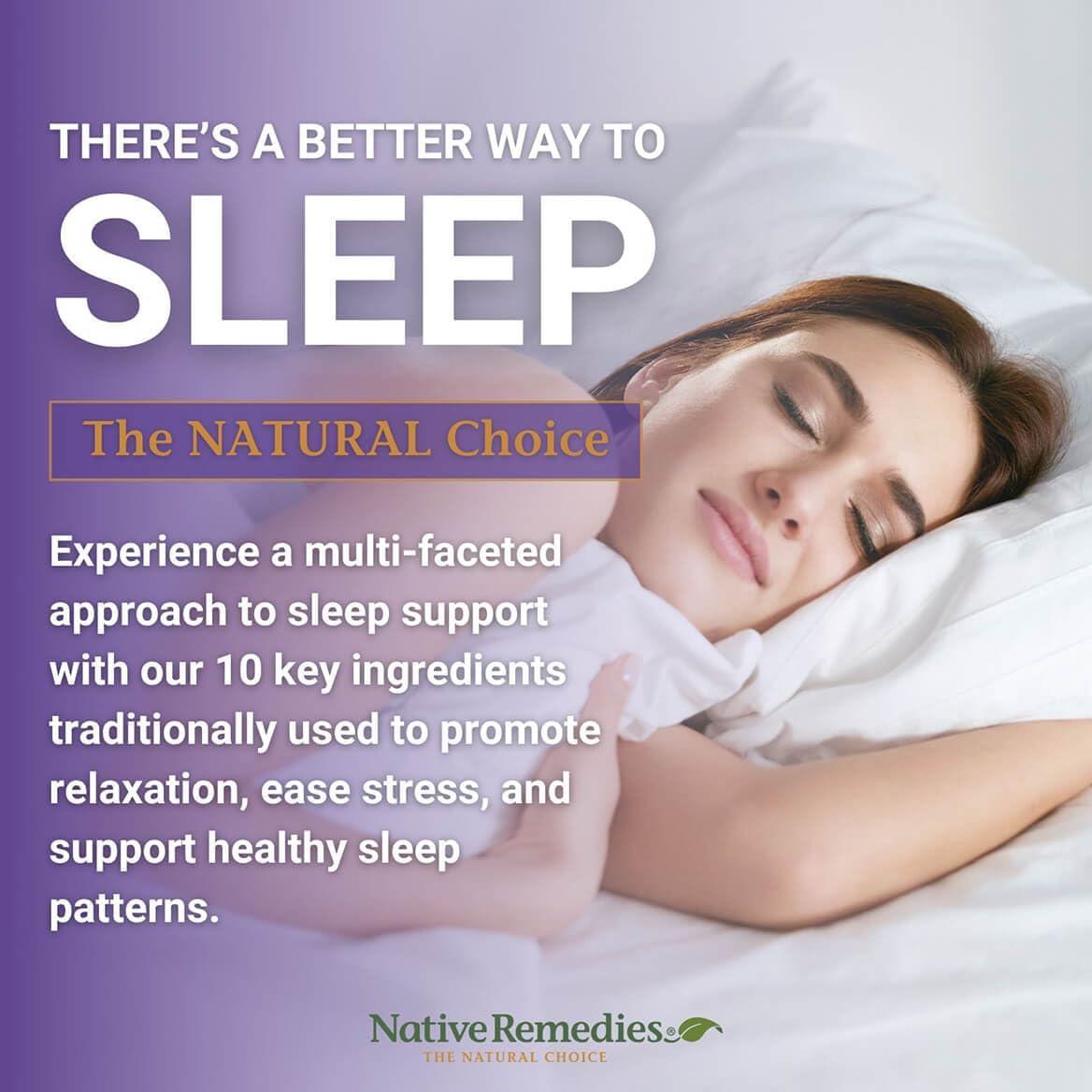 Suplemento Natural para Dormir Remedios Nativos 60 Cápsulas