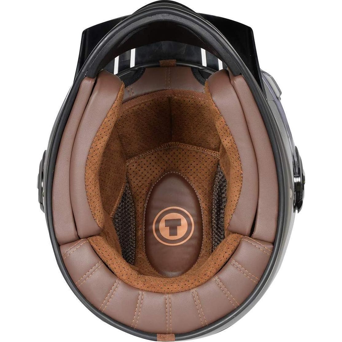 Casco Integral TORC T3 Blanco Brillante Unisex Aprobado DOT