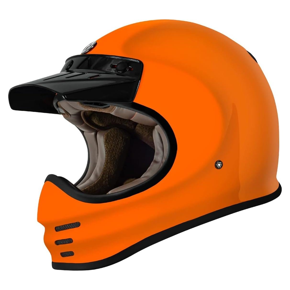 Casco Integral TORC T3 Naranja Brillante X-Grande DOT ECE