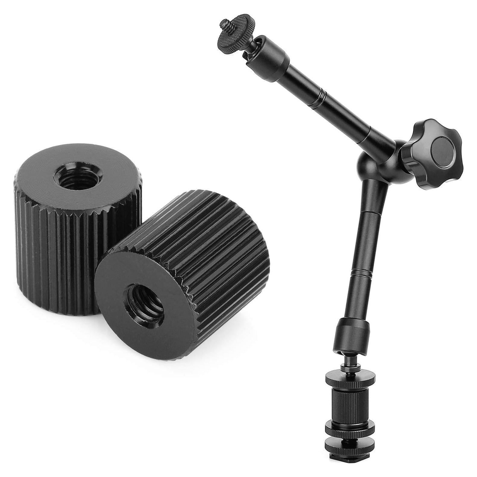 Brazo Mágico Articulado 28cm con Tuercas 1/4" para Cámara