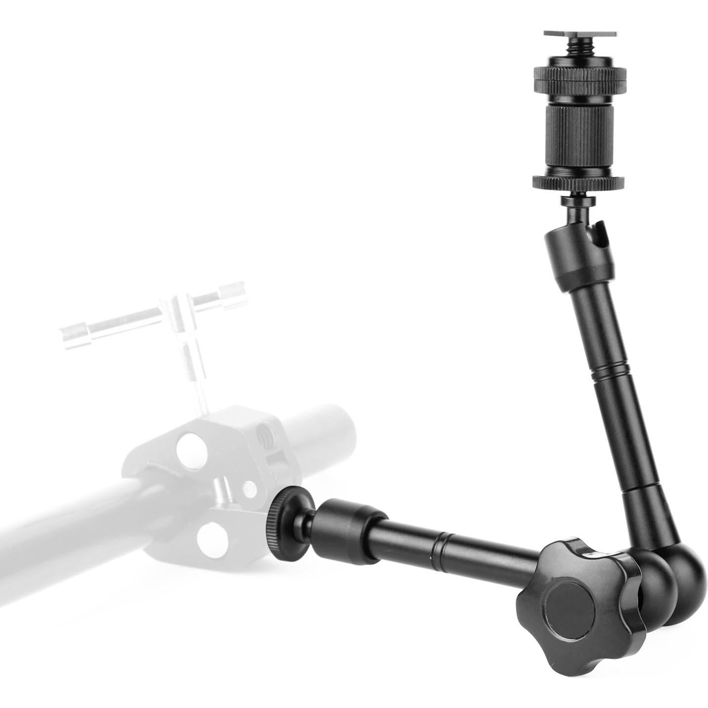 Brazo Mágico Articulado 28cm con Tuercas 1/4" para Cámara