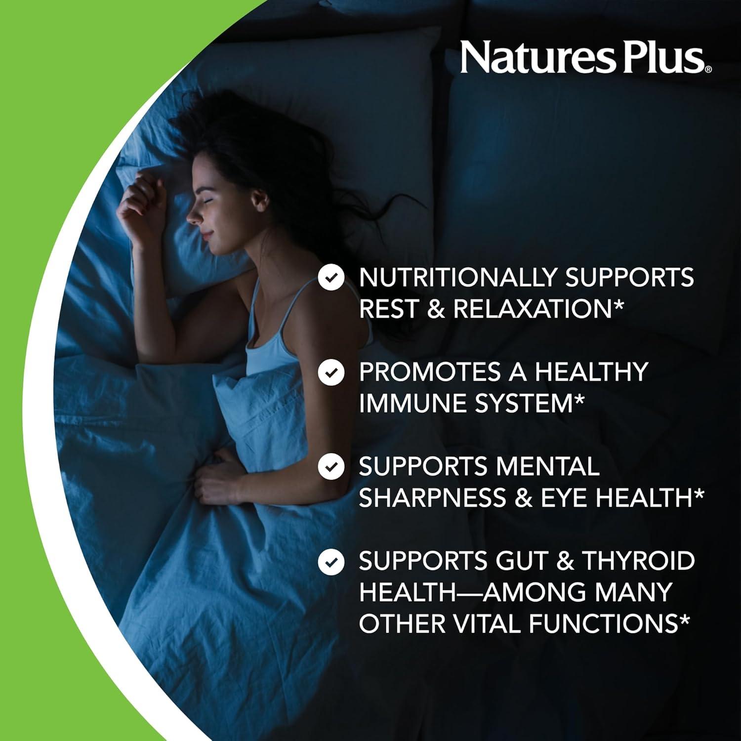 Spray de Melatonina Natures Plus 59 ml Sabor Menta - Paquete de 2