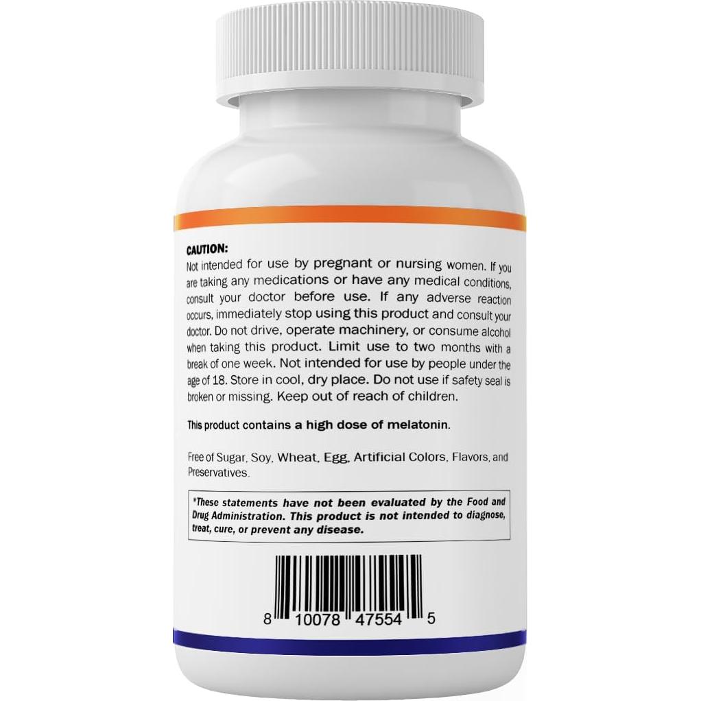 Vitamatic Melatonina 10mg con Valeriana 250mg 120 Tabletas