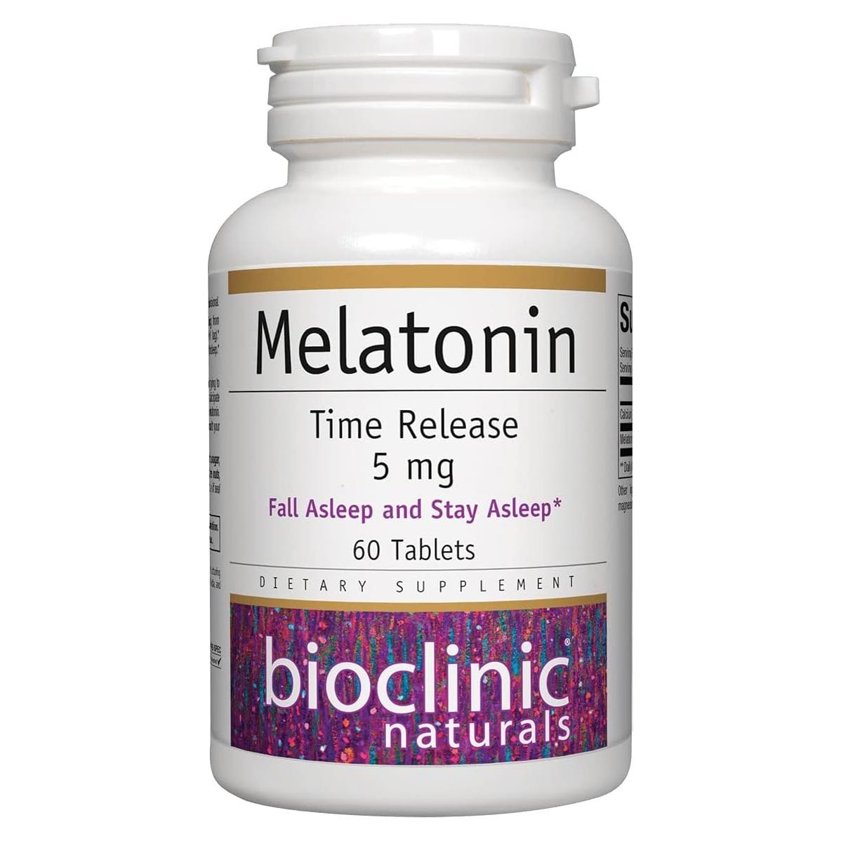 Melatonina 5 mg Bioclinic Naturals 60 tabletas