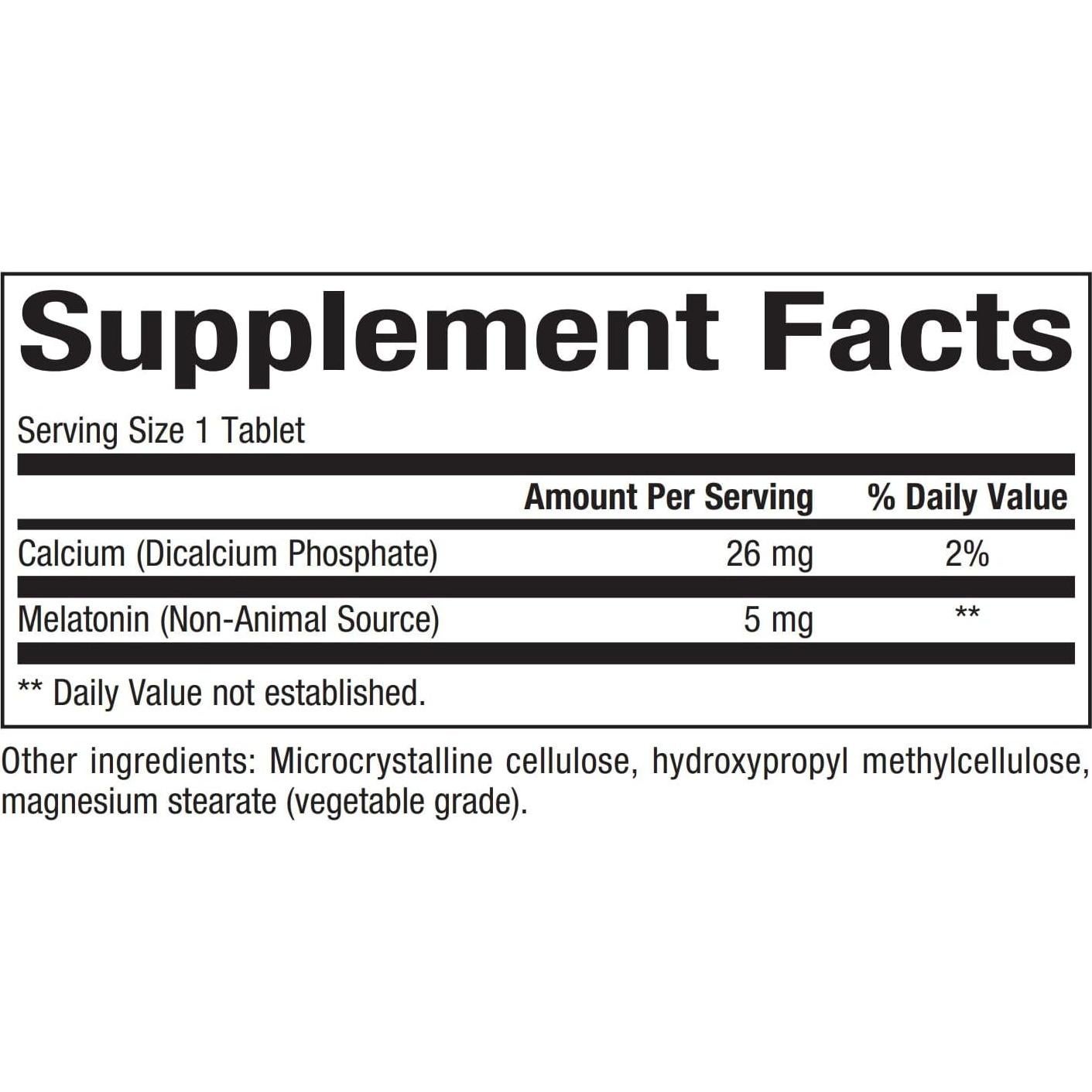 Melatonina 5 mg Bioclinic Naturals 60 tabletas