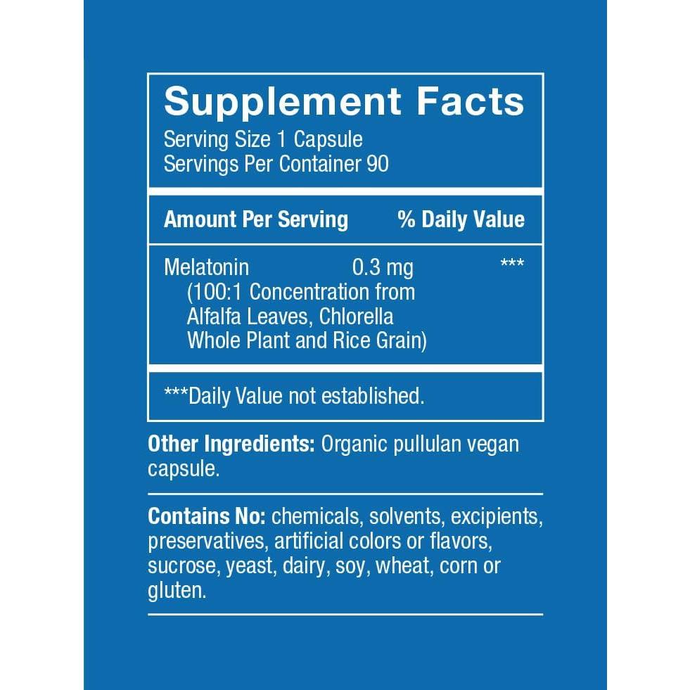 Herbatonin 0.3 mg - Suplemento Natural de Melatonina - 180 Cápsulas