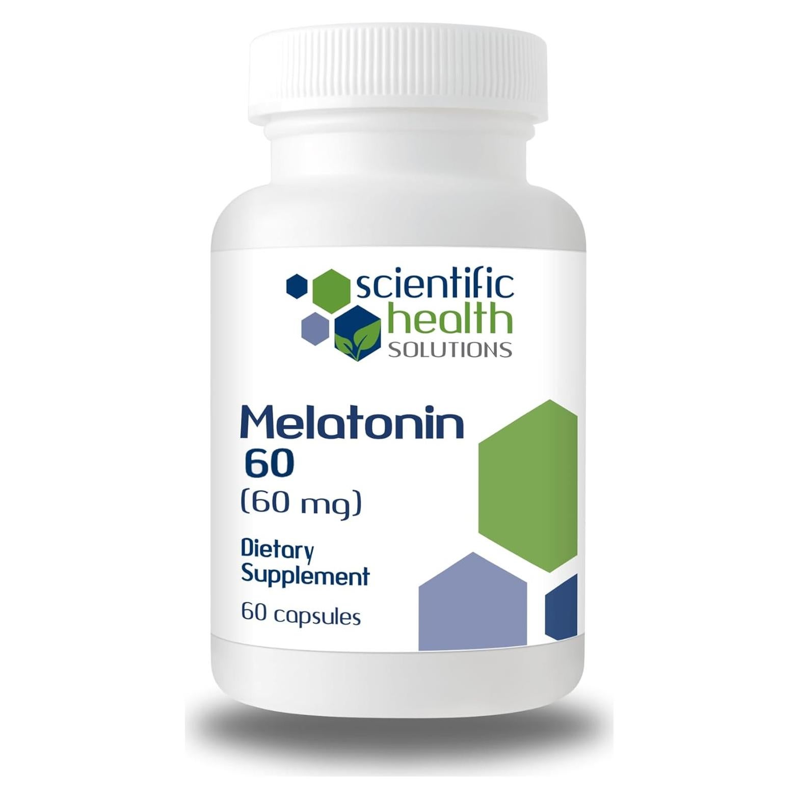 Melatonina 60mg Cápsulas Veganas Sin Gluten - Soluciones de Salud Científica