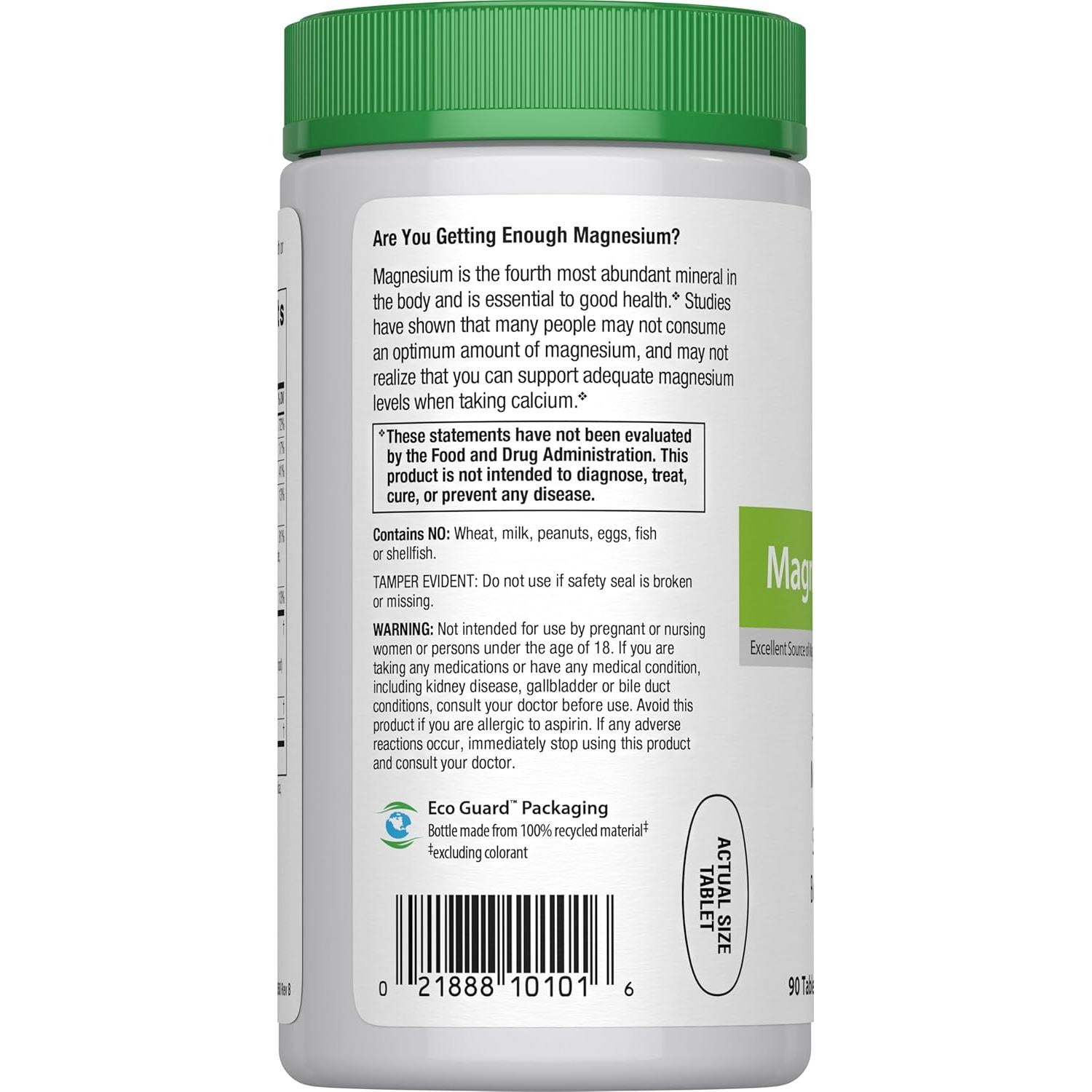 Suplemento de Magnesio y Calcio Luz Arcoíris 90 Cápsulas