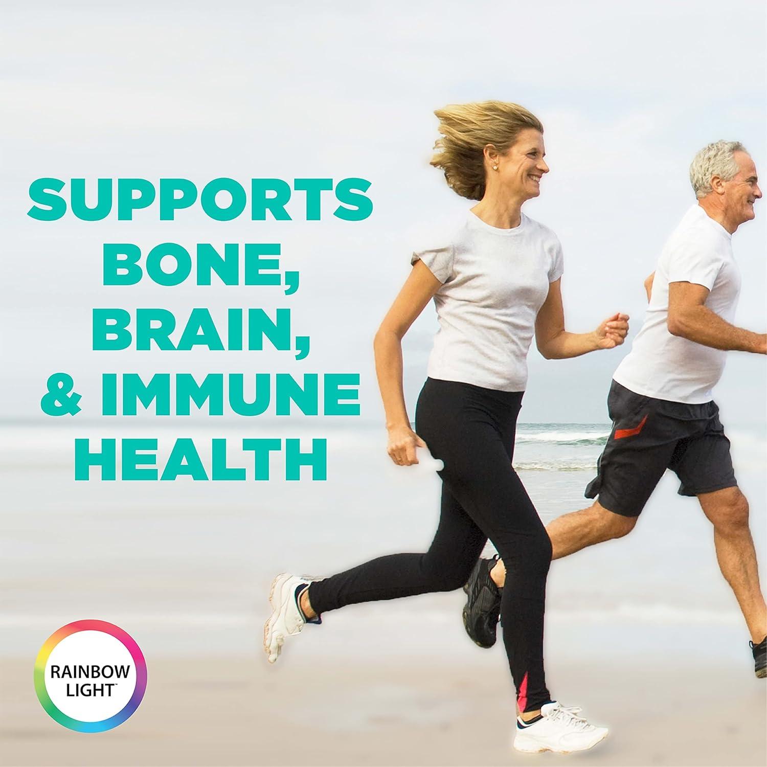 Multivitamina Rainbow Light Adulto Activo 50+, 90 Tabletas