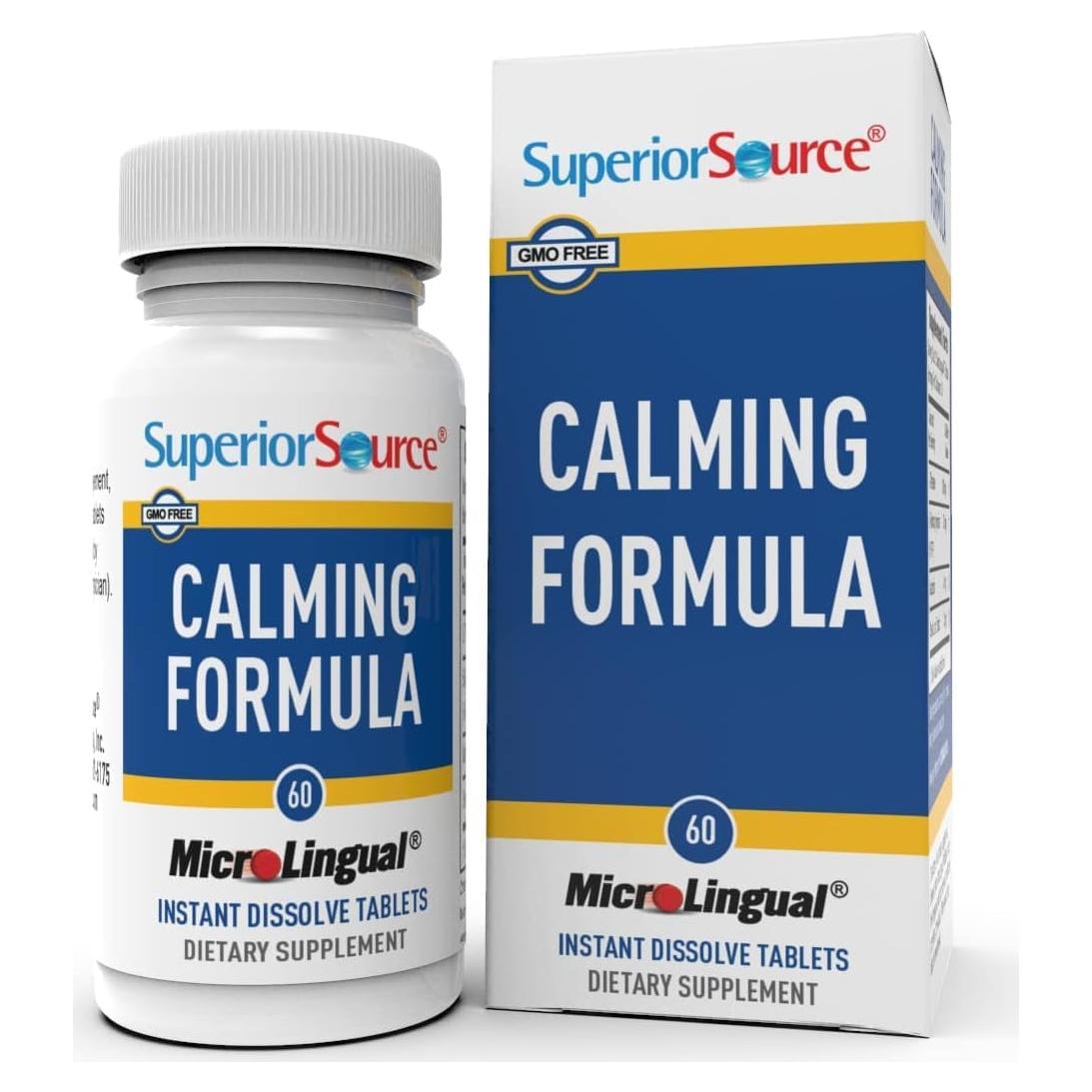 Suplemento Calmante Superior Source - 60 Tabletas MicroLinguales