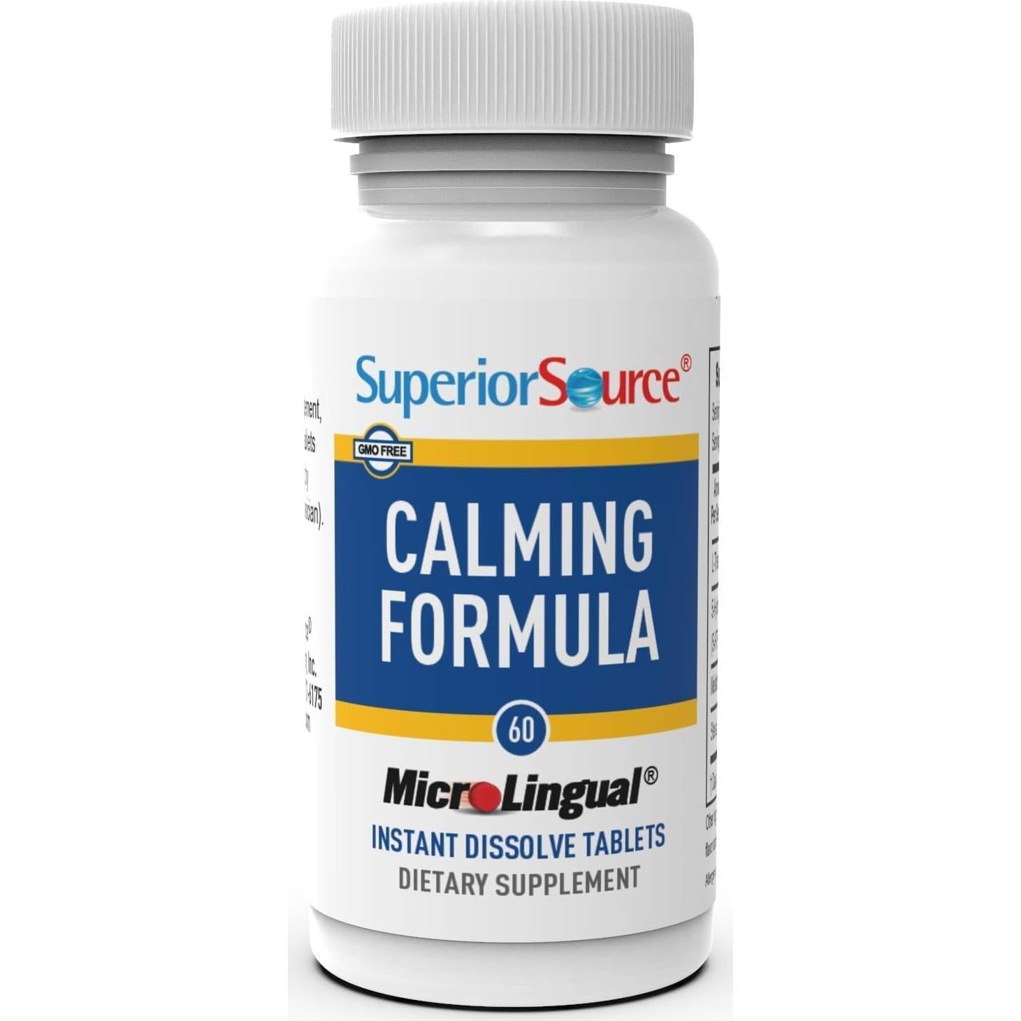 Suplemento Calmante Superior Source - 60 Tabletas MicroLinguales