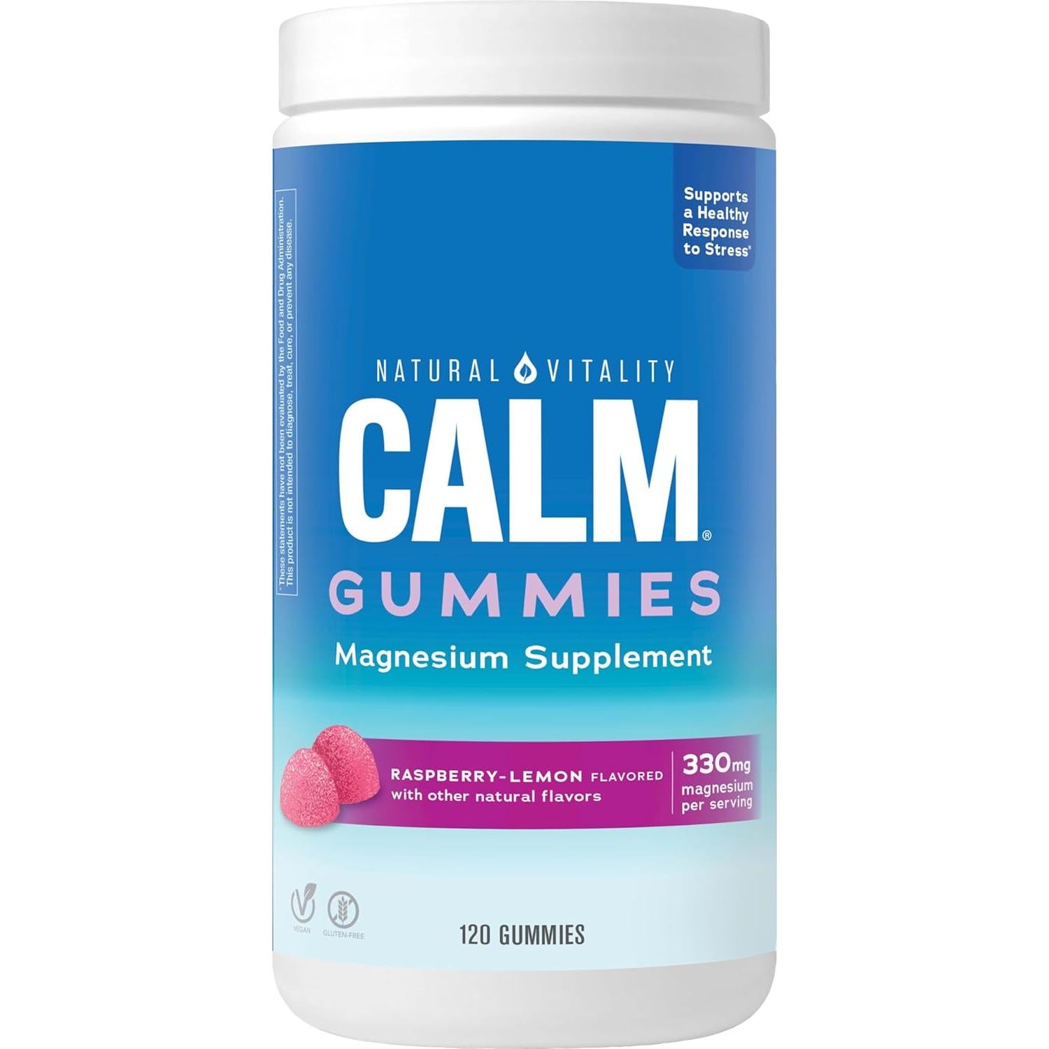 Gominolas de Magnesio Natural Vitality CALM 120 Unidades