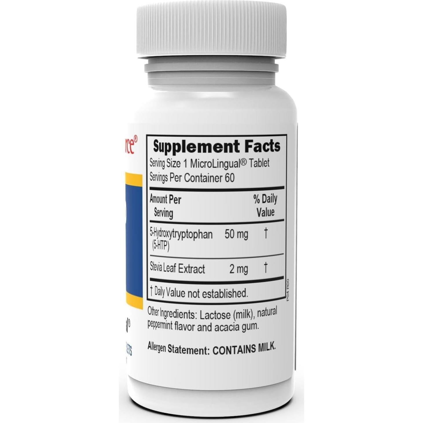 Suplemento 5-HTP Superior Source 50 mg - 60 Tabletas MicroLinguales