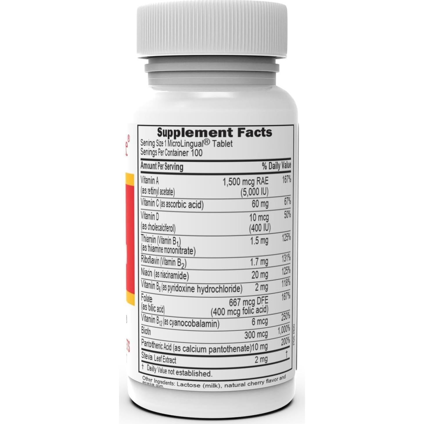 Multivitamínico Diario Superior Source 100 Tabletas MicroLingual