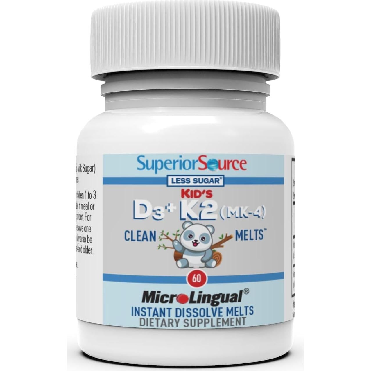 Multivitamínico Infantil D3 y K2 Superior Source - 60 Tabletas