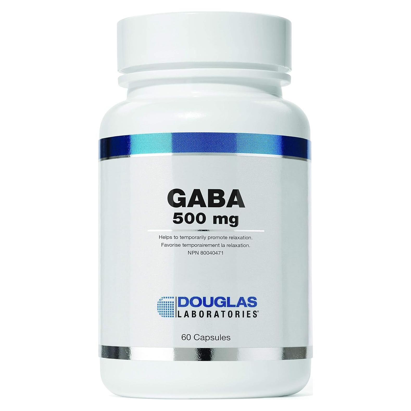 GABA 500 mg Douglas Laboratories | 60 Cápsulas para Sueño y Salud Cerebral