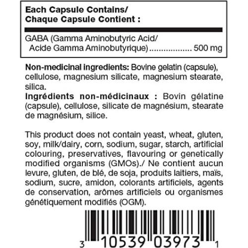 GABA 500 mg Douglas Laboratories | 60 Cápsulas para Sueño y Salud Cerebral