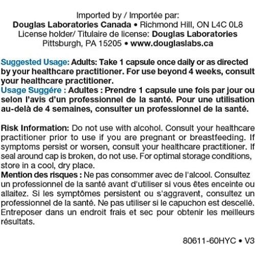 GABA 500 mg Douglas Laboratories | 60 Cápsulas para Sueño y Salud Cerebral