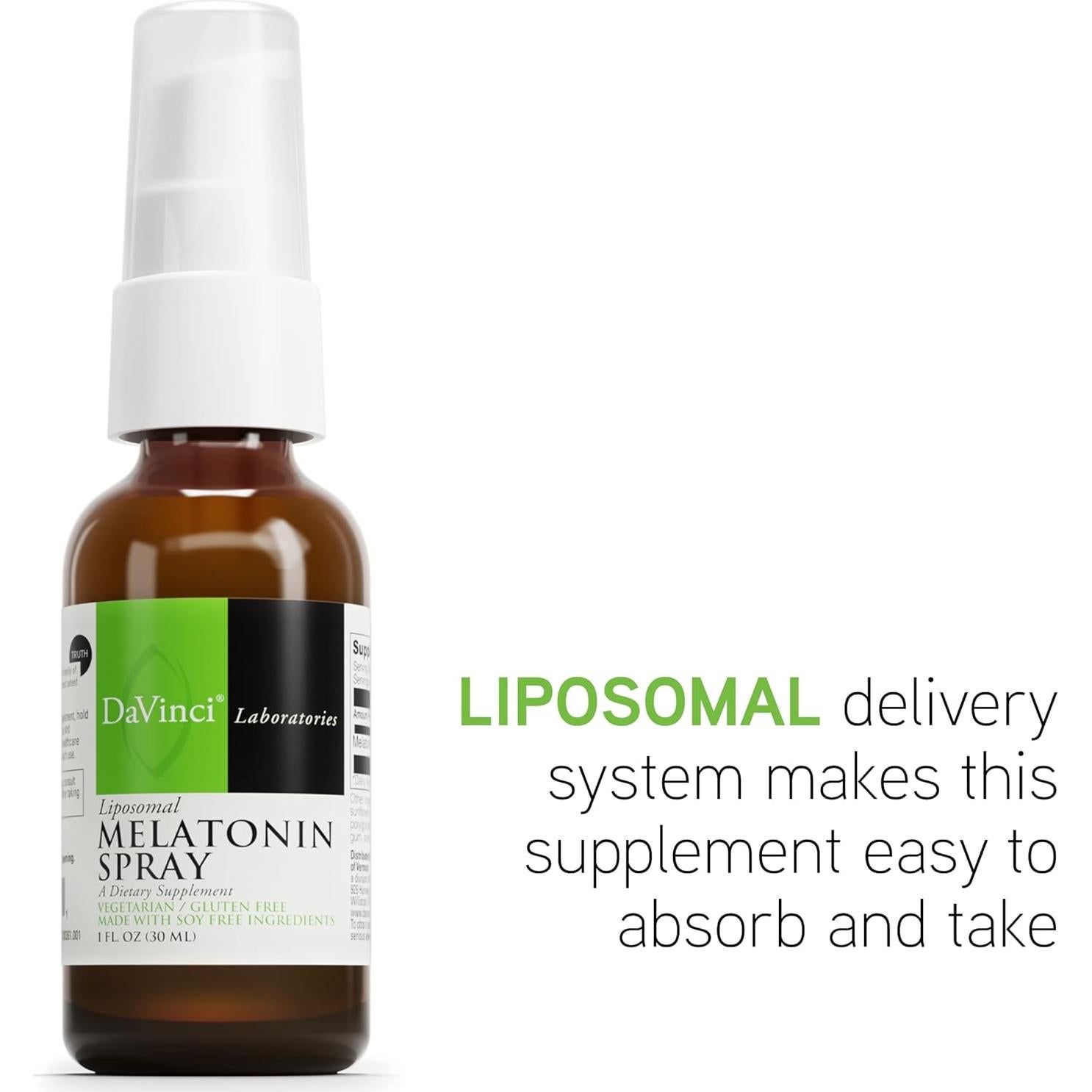 Spray de Melatonina Liposomal DaVinci 30 mL - 3mg por Porción