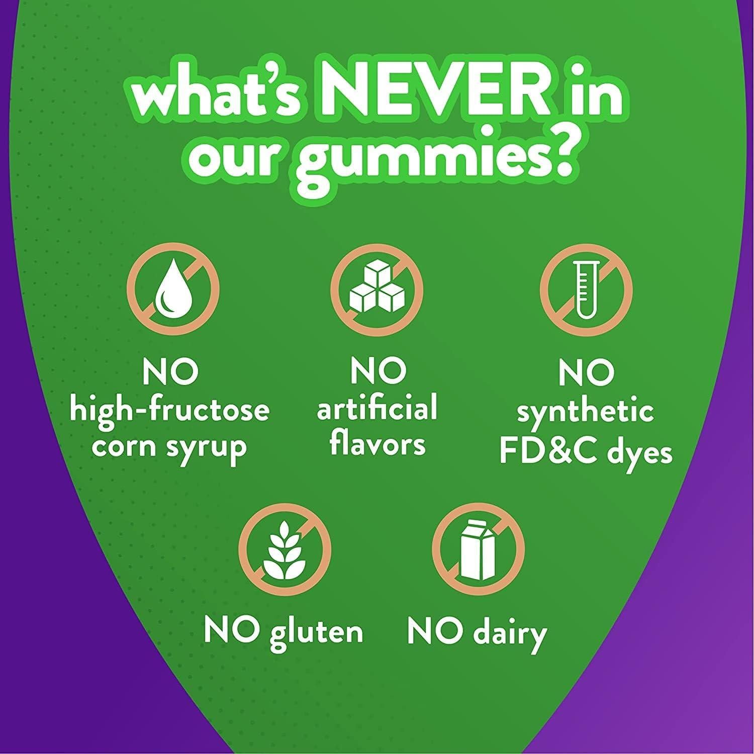 Gomas de Melatonina Extra Fuerte Vitafusion 120 unidades Mora