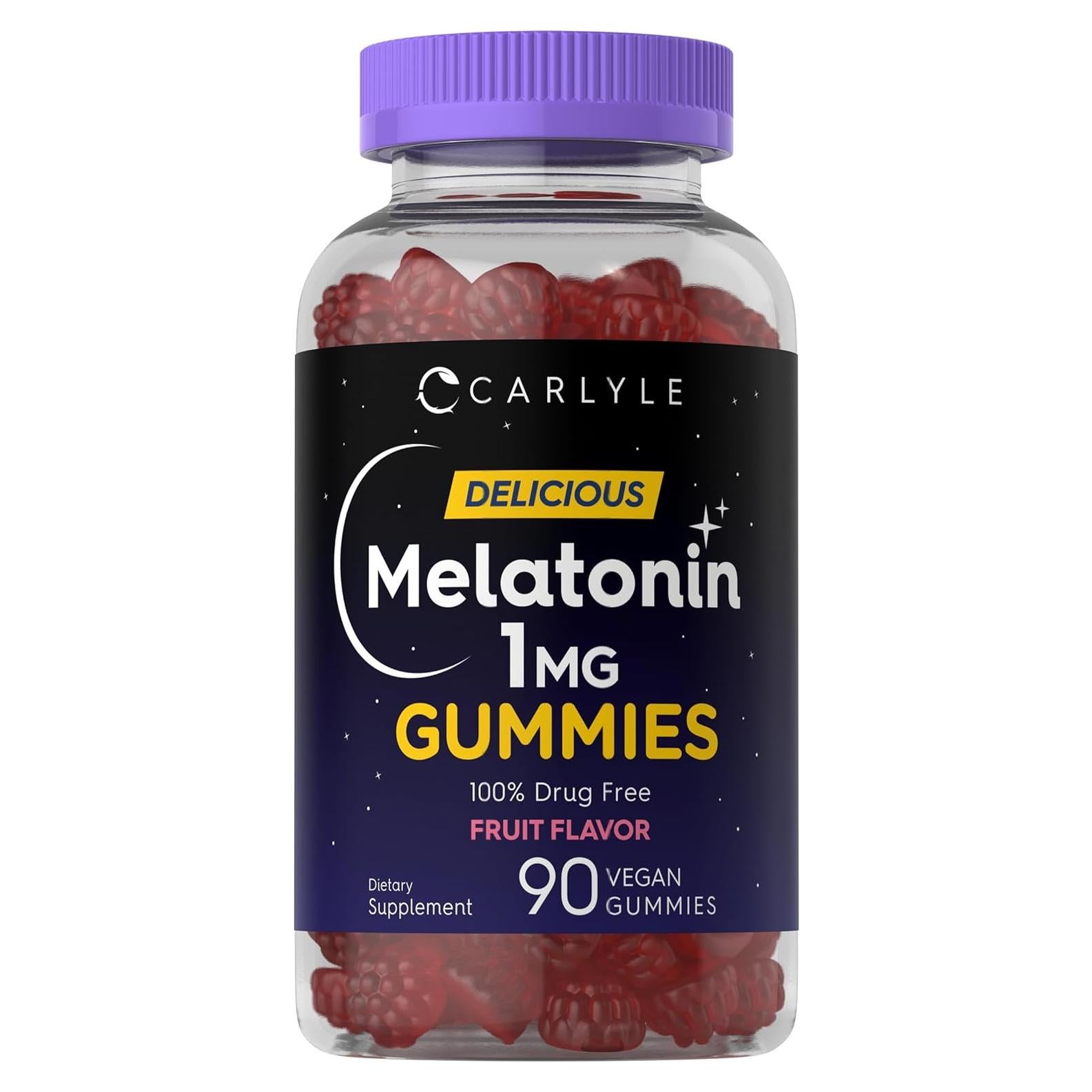 Gominolas de Melatonina 1mg Carlyle | 90 Unidades | Veganas