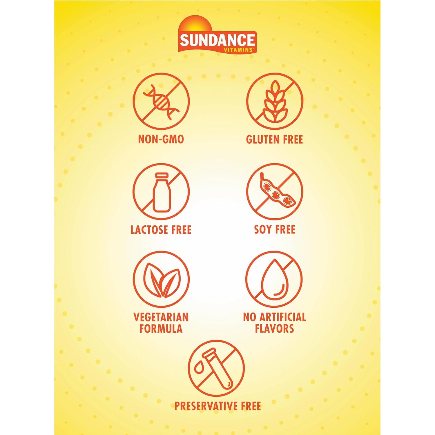 Tabletas de Melatonina 5mg Sundance - 60 Unidades Sabor Baya