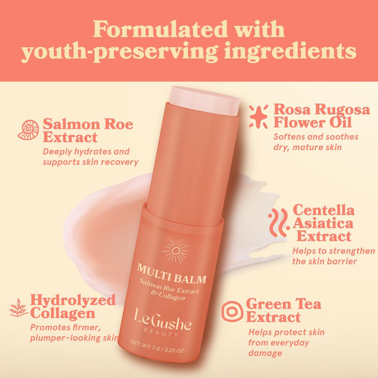 Bálsamo Facial Todo en Uno Le Gushe - Antienvejecimiento 40g