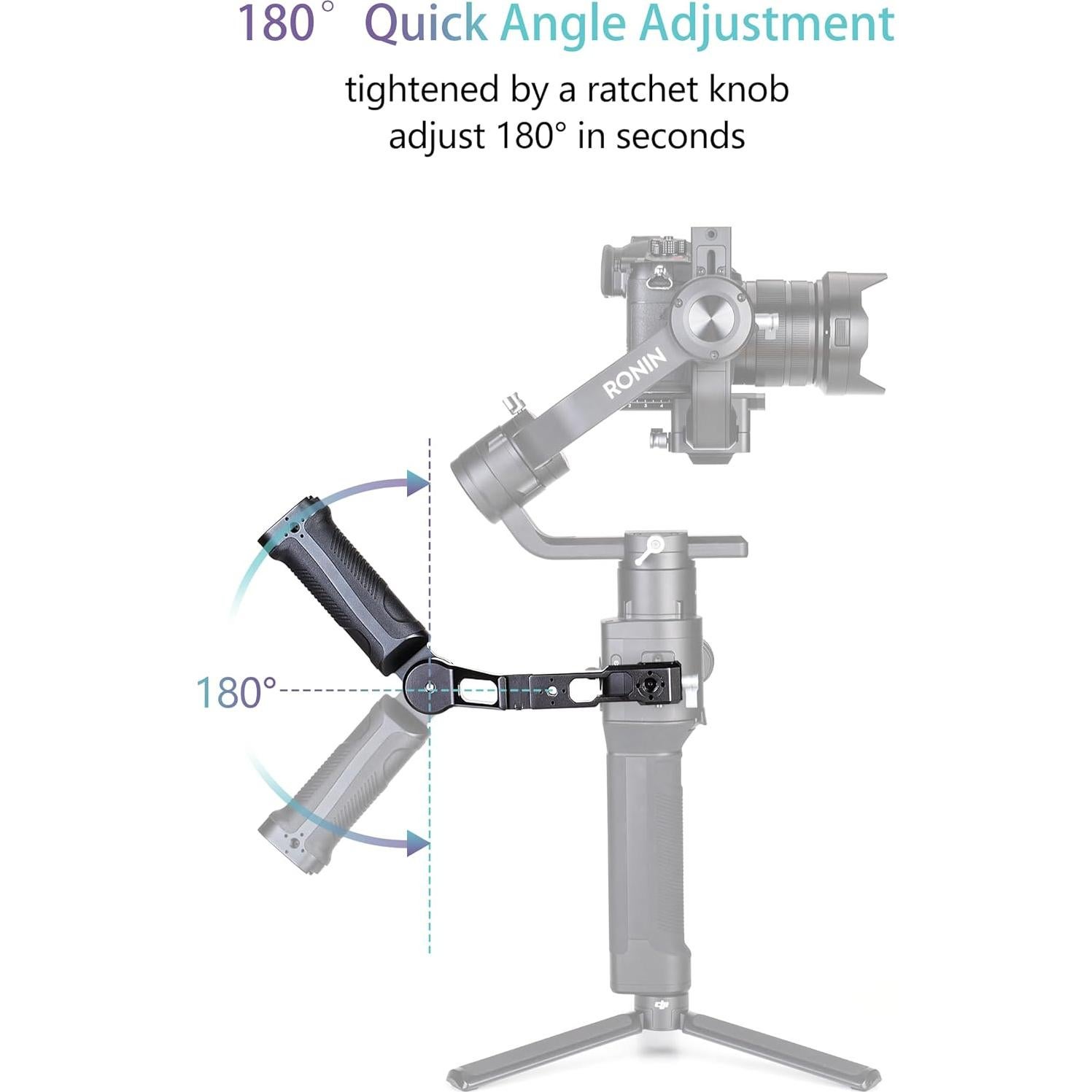 Manija de agarre Zeadio Gimbal Sling para DJI RS 2/3 Pro, 8kg