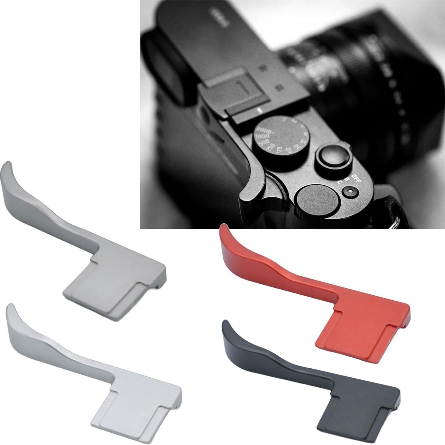 Mango de agarre de pulgar de aluminio ligero para cámaras A7C A7C2