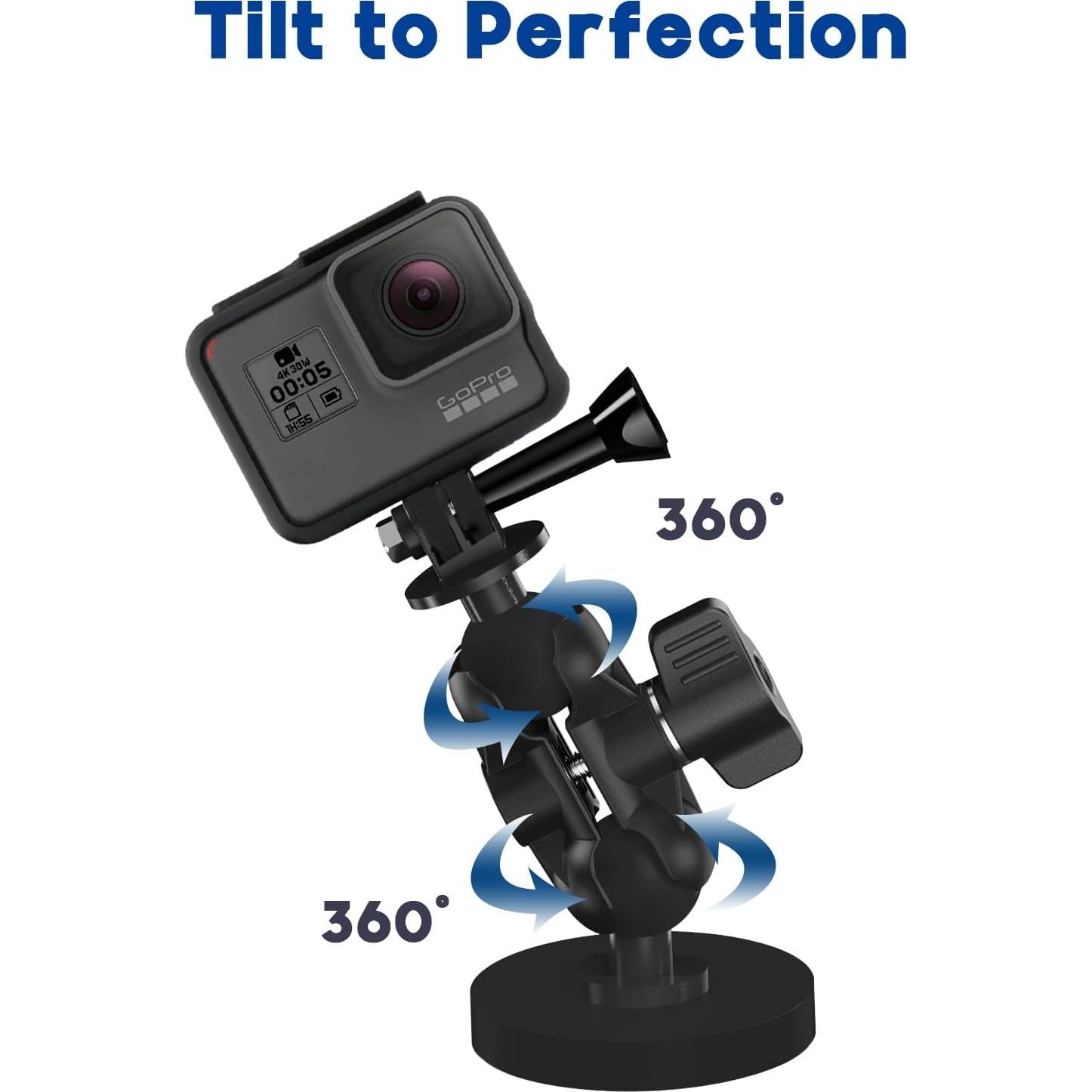 Soporte Magnético para Cámara EDSRDUX con Cabeza de Bola 360°