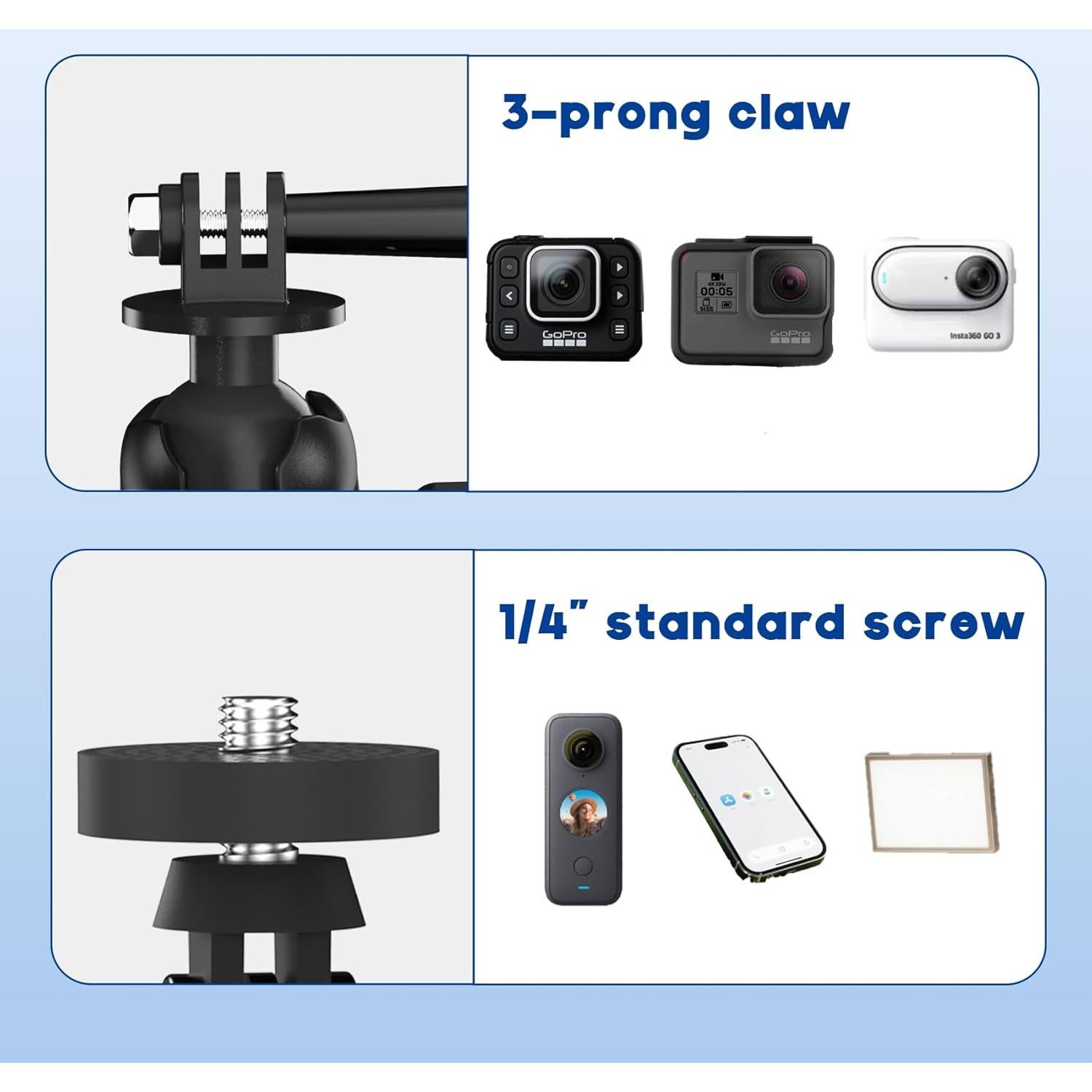 Soporte Magnético para Cámara EDSRDUX con Cabeza de Bola 360°