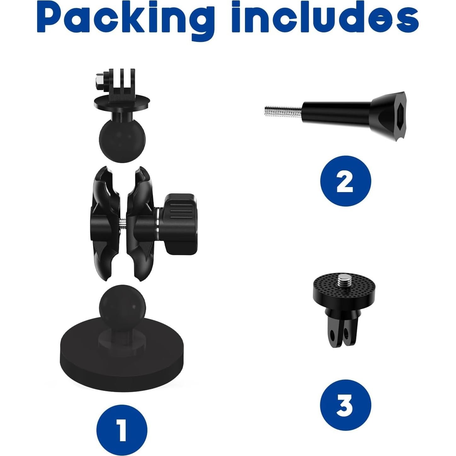 Soporte Magnético para Cámara EDSRDUX con Cabeza de Bola 360°