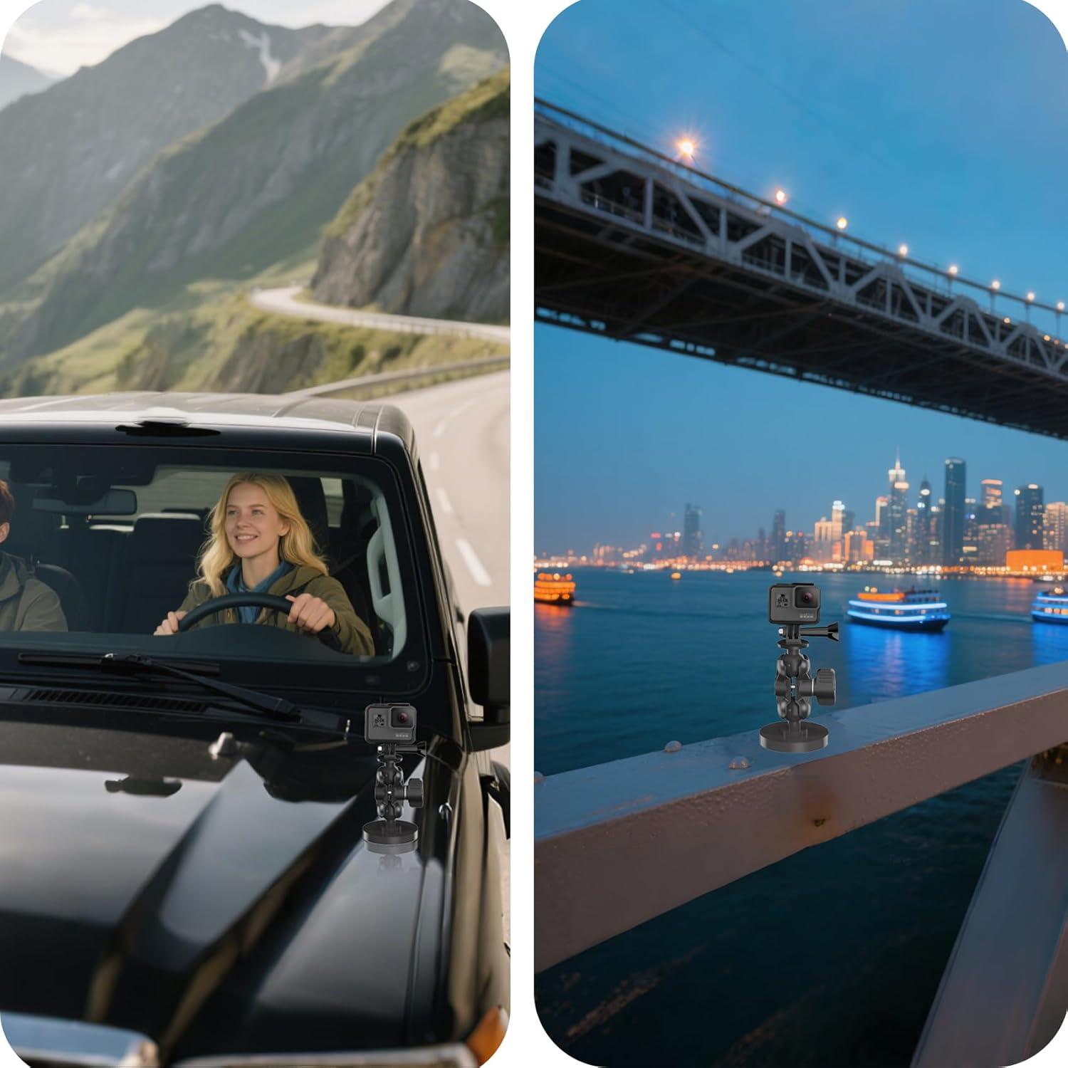 Soporte Magnético para Cámara EDSRDUX con Cabeza de Bola 360°