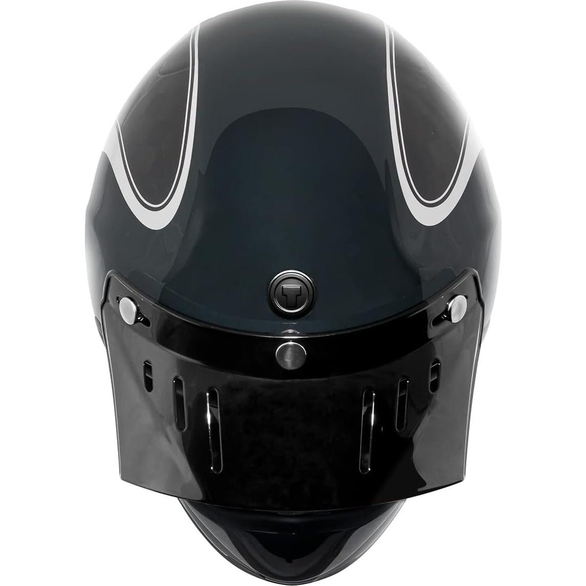 Casco TORC T3 Retro Clásico Fibra de Vidrio Unisex