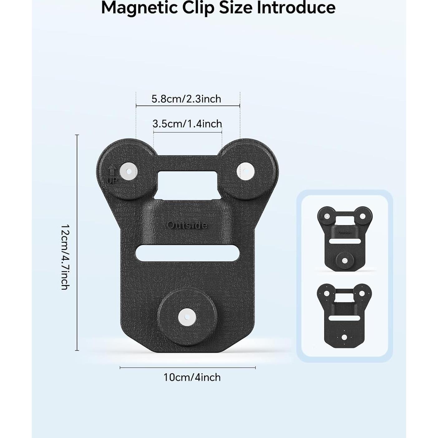 Soporte Magnético BOBLOV para Cámara Corporal - 6 Piezas