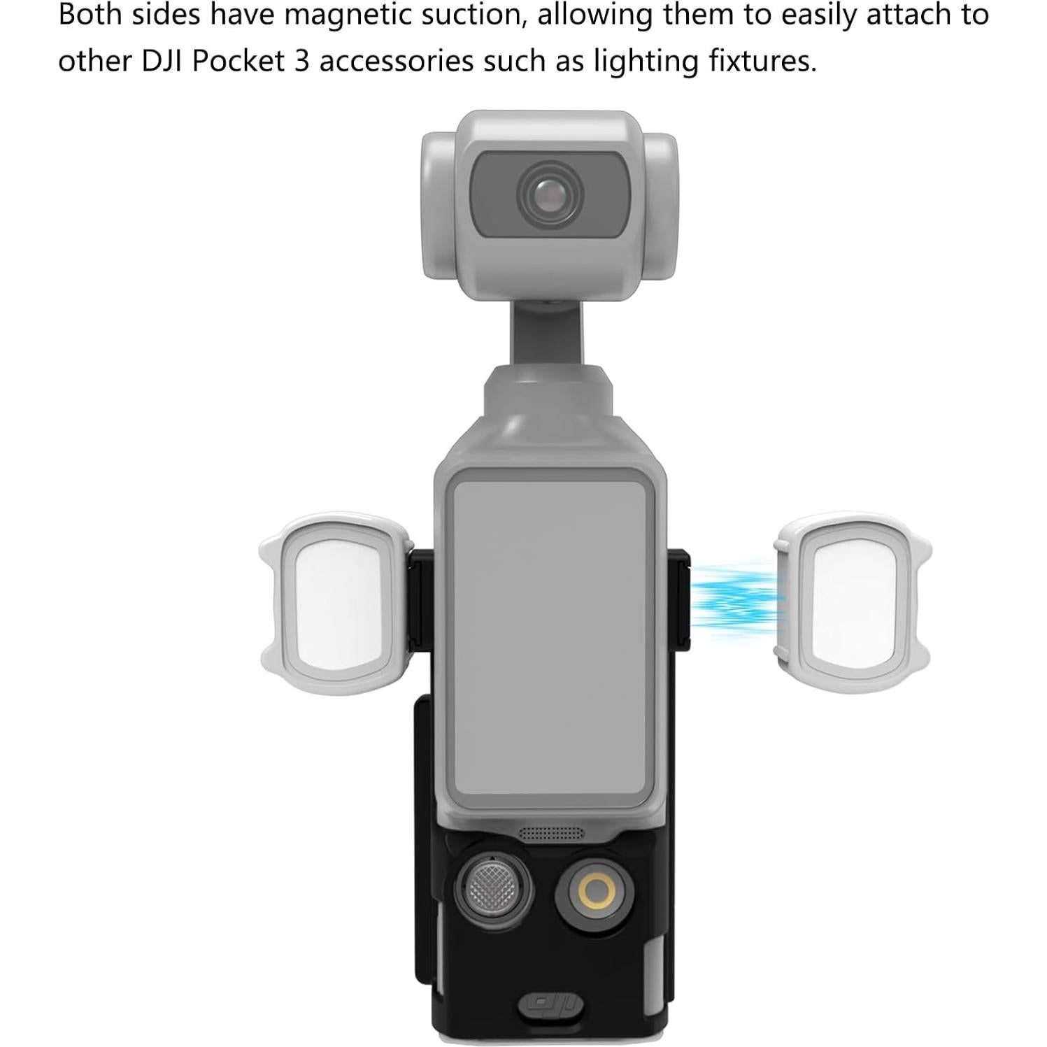 Soporte Magnético ITOTIN para DJI Osmo Pocket 3 - 180° Ajustable