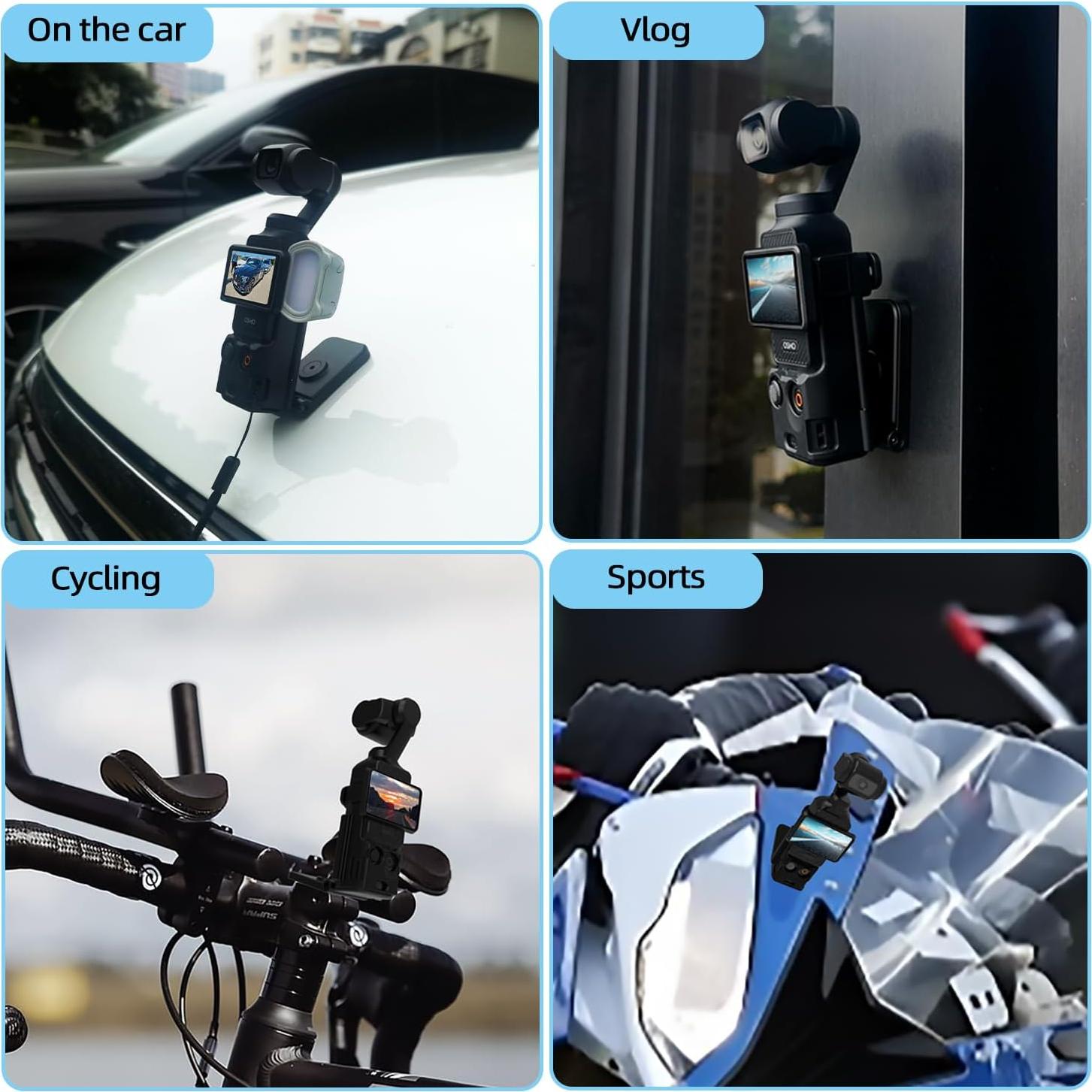 Soporte Magnético ITOTIN para DJI Osmo Pocket 3 - 180° Ajustable