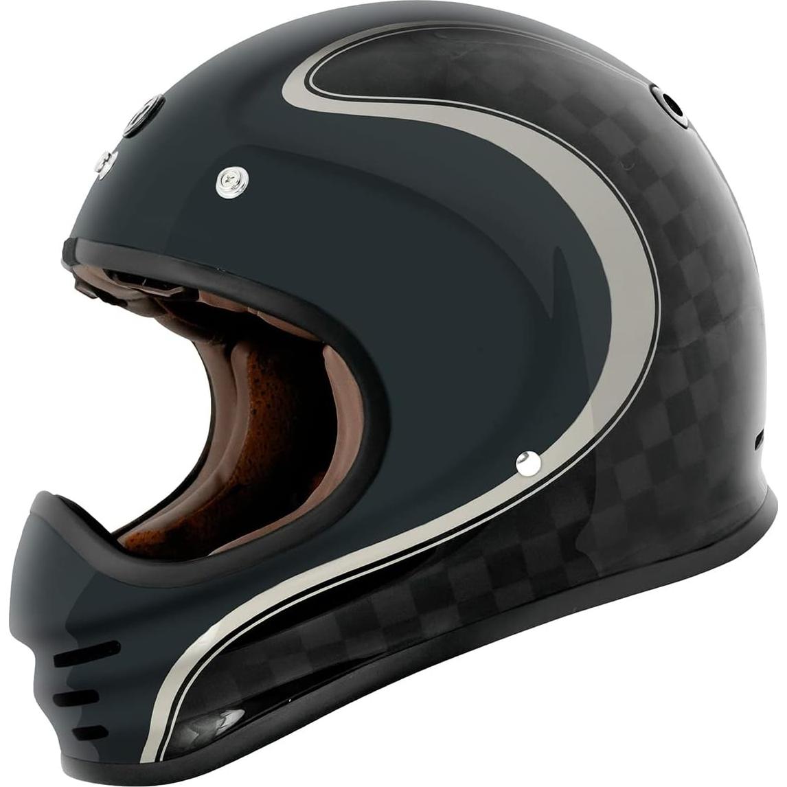 Casco TORC T3 Retro Clásico Fibra de Vidrio XX-Large